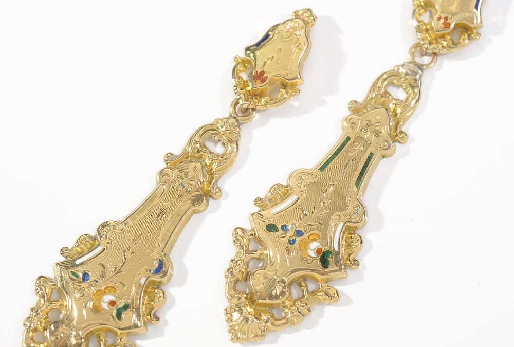 Boucles d’oreilles Epoque Napoléon III